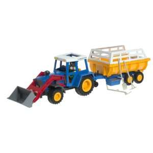  Playmobil Tractor with Hay Wagon: Toys & Games