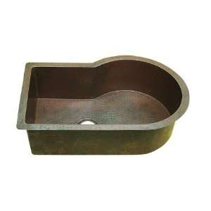  Sierra Copper SC NTS 33 B Undermount Kitchen Sink: Home 