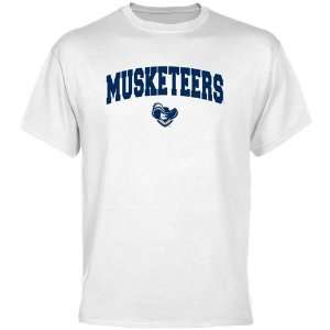  Xavier Musketeers White Logo Arch T shirt Sports 
