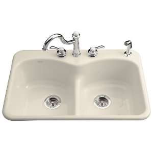 Kohler K 6626 3 47 Langlade Smart Divide Self Rimming Kitchen Sink 