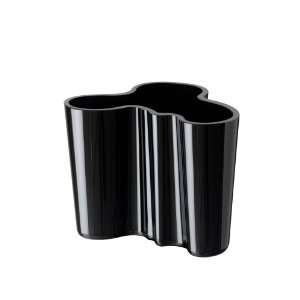 iittala Alvar Aalto 4 3/4 Inch Vase, Black: Home & Kitchen