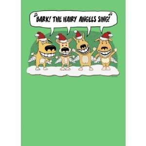  Funny Christmas card: Hairy Angels: Health & Personal Care
