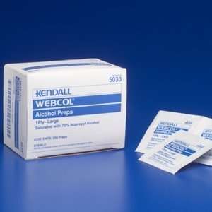  Alcohol Preps Webcol 200 Count   Covidien 6818 Health 