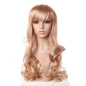   Blonde 2 tone Curly Wavy Wig   Full Volume   Tousled Effect   Beauty
