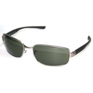  Ray Ban Sunglasses RB 3331 MATTE SILVER: Sports & Outdoors