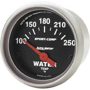 Auto Meter 3337 Sport Compact Short Sweep Electric Water Temperature 