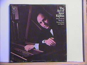 THE ART OF IGOR KIPNIS HARPSICHORD MUSIC OF FRANCE ITALY & SPAIN 3 LP 