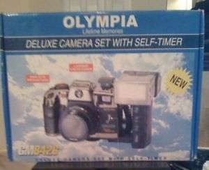 OLYMPIA DELUXE CAMERA SET WITH SELF TIMER GM8426  