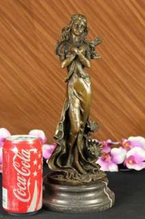 Original ~ Patou~French Brown Patina Bronze Statue Sculpture Art 