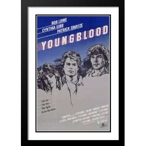 Youngblood Framed and Double Matted 32x45 Movie Poster Rob Lowe 