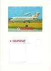 THY Turkish Airlines Boeing 727 Airline Issued Postcard  