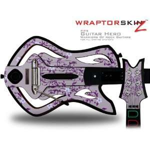 : Warriors Of Rock Guitar Hero Skin   Victorian Design Purple (GUITAR 