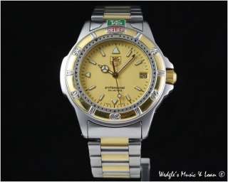 TAG HEUER PROFESSIONAL 4000 SERIES TWO TONE WRIST WATCH 995.406  