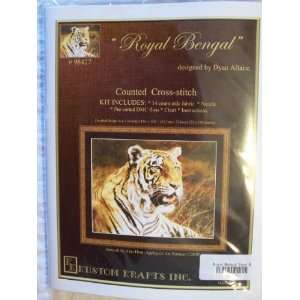   Bengal Counted Cross Stitch Kit: Dyan Allaire: Arts, Crafts & Sewing