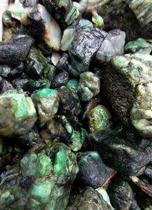 2lb Lot of GEM EMERALD CRYSTAL Rough Wholesale Parcel Cabbing Tumbling 