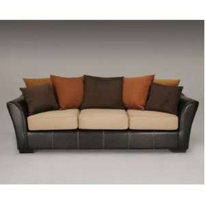  Allegra Two Tone Scatterback Sofa Furniture & Decor
