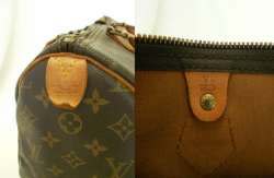 LOUIS VUITTON Monogram Speedy 35 LV Bag Handbag M41524 Authentic 