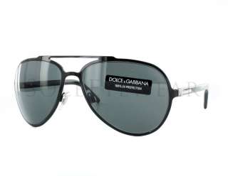 Dolce and Gabbana 2081 06487 064/87 Black / Grey Sunglasses  