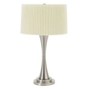  Fangio Lighting 4340 Brushed Steel Table Lamp: Home 