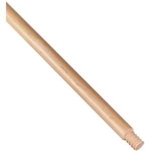 Weiler 44018 60 Length, 15/16 Diameter, Threaded Wood Handle:  