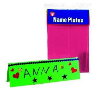  45800 Tag Name Plates   Assorted Colors (100) Office 