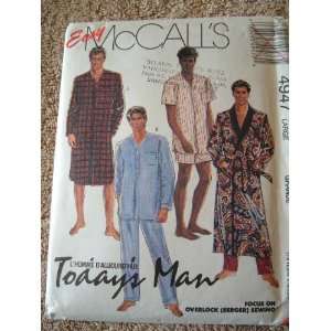   MCCALLS SEWING PATTERN #4947 TODAYS MAN COLLECTION: Everything Else