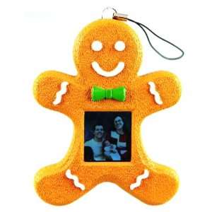   Digital Photo Ornament   Gingerbread Man Photo Frame