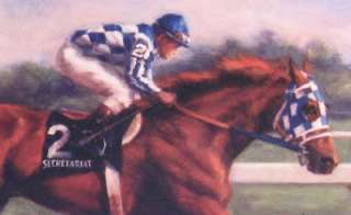 SECRETARIAT TRIPLE CROWN BELMONT C Susany DMT Print  