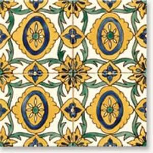  Yasmine Handpainted Ceramic Tile: Home Improvement