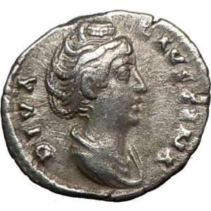  FAUSTINA I Antoninus Pius Wife 148AD Ancient SILVER Roman 