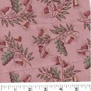   45 Wide Garden Bells Mauve Fabric By The Yard: Arts, Crafts & Sewing