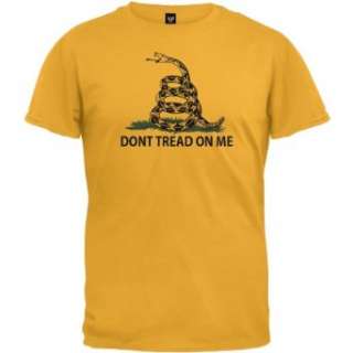  Dont Tread On Me Gold T Shirt Clothing