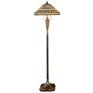  Quoizel Castillos Tiffany 2 Light Floor Lamp: Home 