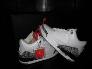 Sold Out 2011 Nike Air Jordan 3 III White Cement SZ 9 + Box, Key Chain 