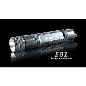  Fenix E01 Nichia white GS LED Flashlight: 10 Lumens (1*AAA 