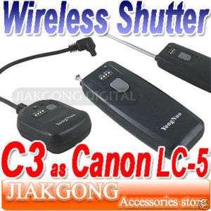 Wireless Shutter Release Canon 50D 40D 30D 20D 10D LC 5  