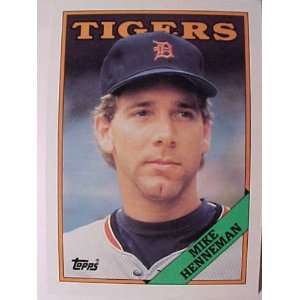  1988 Topps #582 Mike Henneman: Sports & Outdoors
