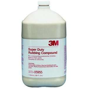 3M 5955 Super Duty Rubbing Compound   Gallon  Industrial 
