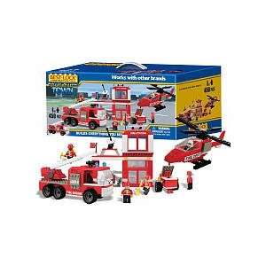  Best Lock Fire Station 450 Piece Set: Toys & Games