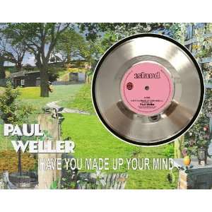   Have You Made Up Your Mind Framed Silver Record A3 Electronics