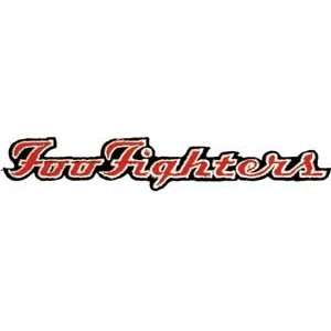   : Embroidered Patch: THE FOO FIGHTERS (Script Logo): Everything Else