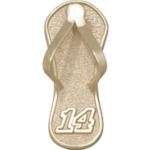  LogoArt Tony Stewart 14K Flip Flop 1 Pendant   Tony 