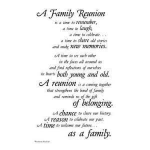  Family Reunion Sticker 5x7: Arts, Crafts & Sewing