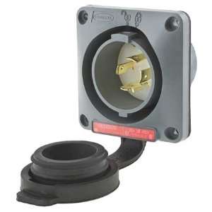    KELLEMS HBL2435SW Inlet,Twist Lock,20 A,L16 20