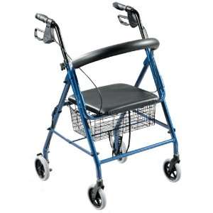 Drive 4 Wheel Rollator With 6 Wheels (Options   Color: Red) *Free 