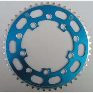Chop Saw I BMX Bicycle Chainring 110/130 bcd   47T   BLUE ANODIZED 