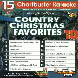  Chartbuster Karaoke CB60423   Country Christmas Favorites 