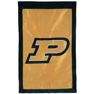 Purdue University Double Sided Regular Sized Applique Flag