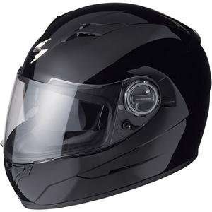   Scorpion EXO 500 Black Motorcycle Helmet (Large 89 6143): Automotive