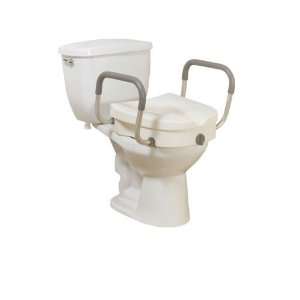  Raised Toilet Seat with Removable Padded Arms Health 